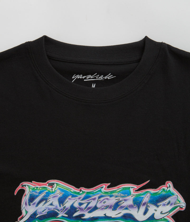 Yardsale Shiny T-Shirt - Black | Flatspot