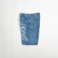 Yardsale Snake Denim Shorts - Denim thumbnail