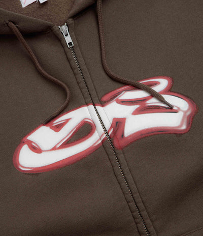 Yardsale Spray Hoodie - Brown