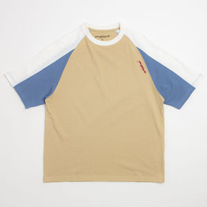 Beige / Blue / White