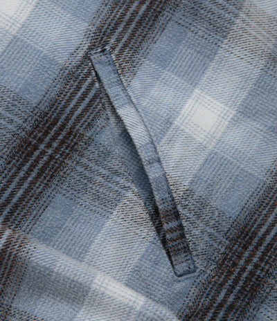 Yardsale Tartan Full-Zip Hoodie - Blue