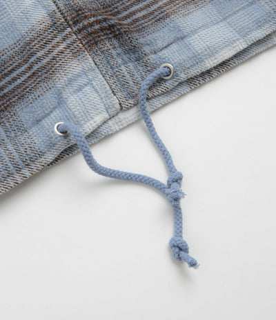 Yardsale Tartan Full-Zip Hoodie - Blue