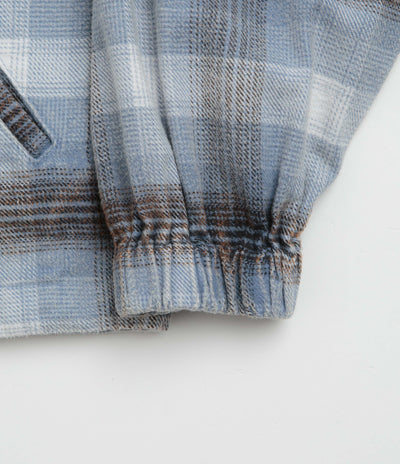 Yardsale Tartan Full-Zip Hoodie - Blue