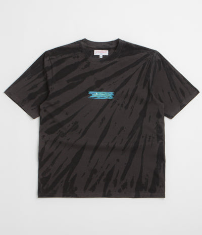 Yardsale Tie Dye Cool Waters T-Shirt in Black