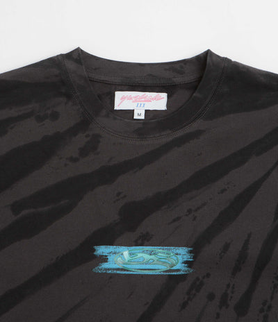 Yardsale Tie Dye Cool Waters T-Shirt in Black