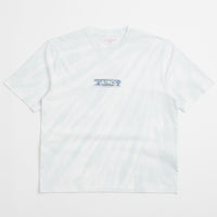 Yardsale Tie Dye Cool Waters T-Shirt in White thumbnail