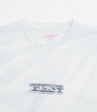 Yardsale Tie Dye Cool Waters T-Shirt in White