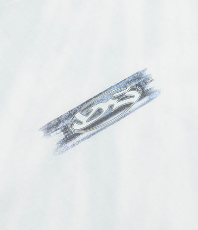 Yardsale Tie Dye Cool Waters T-Shirt in White