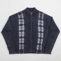 Yardsale Tie Dye Full Zip Sweatshirt - Navy thumbnail