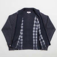 Yardsale Tie Dye Full Zip Sweatshirt - Navy thumbnail