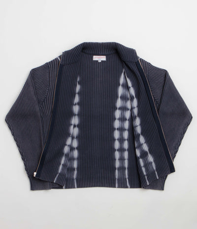 Yardsale Tie Dye Full Zip Sweatshirt - Navy