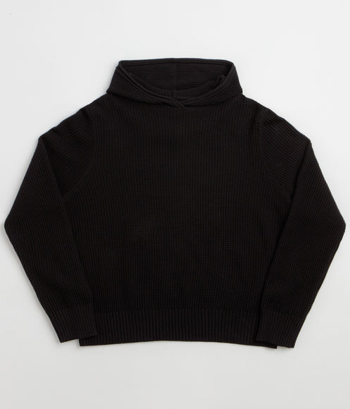 Yardsale Waffle Knit Hoodie - Black