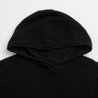 Yardsale Waffle Knit Hoodie in Black thumbnail