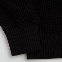 Yardsale Waffle Knit Hoodie in Black thumbnail