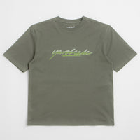 Yardsale Washed Script T-Shirt in Sand thumbnail