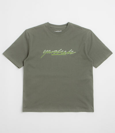 Yardsale Washed Script T-Shirt in Sand
