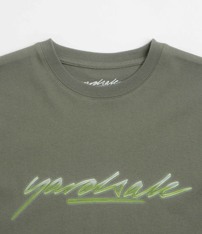 Yardsale Washed Script T-Shirt in Sand