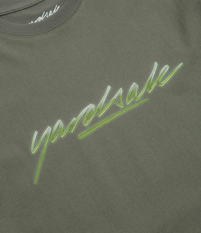 Yardsale Washed Script T-Shirt in Sand