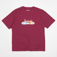 Yardsale World T-Shirt - Maroon thumbnail