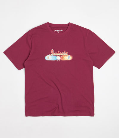 Yardsale World T-Shirt - Maroon