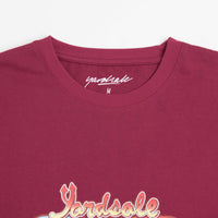 Yardsale World T-Shirt - Maroon thumbnail