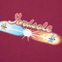 Yardsale World T-Shirt - Maroon thumbnail