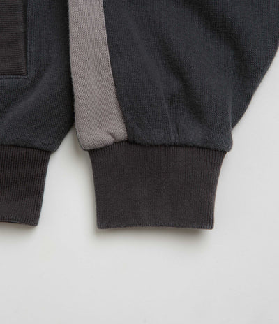 Yardsale Woven Phantasy Full-Zip Sweatshirt in Navy