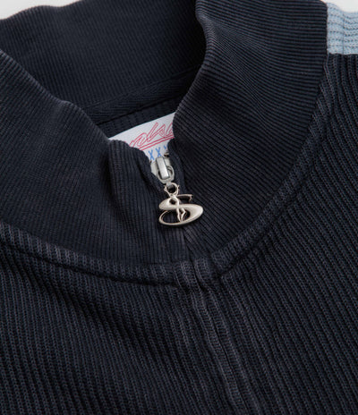 Yardsale Woven Phantasy Full Zip Sweatshirt - Navy / Blue