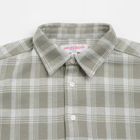 Yardsale YS Knitted Short Sleeve Shirt - Stone / Olive thumbnail