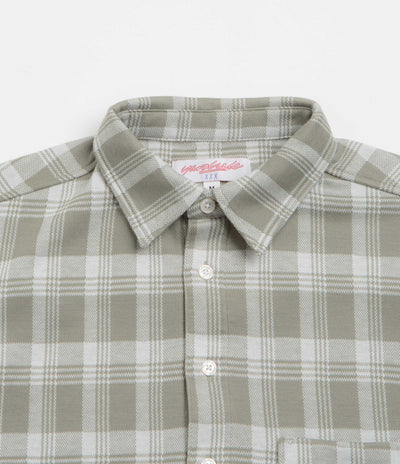 Yardsale YS Knitted Short Sleeve Shirt - Stone / Olive