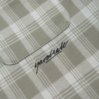 Yardsale YS Knitted Short Sleeve Shirt - Stone / Olive thumbnail