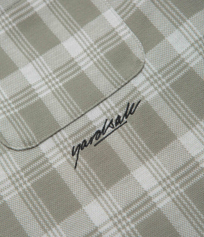 Yardsale YS Knitted Short Sleeve Shirt - Stone / Olive