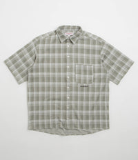 Yardsale YS Knitted Short Sleeve Shirt - Stone / Olive
