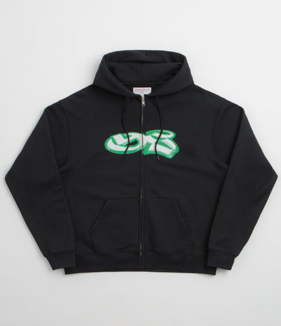 Yardsale YS Spray Zip Hoodie in Black