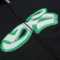 Yardsale YS Spray Zip Hoodie in Black thumbnail