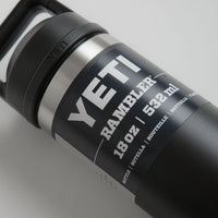 Yeti Chug Cap Rambler Bottle 18oz in Black thumbnail