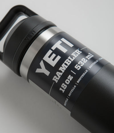 Yeti Chug Cap Rambler Bottle 18oz in Black