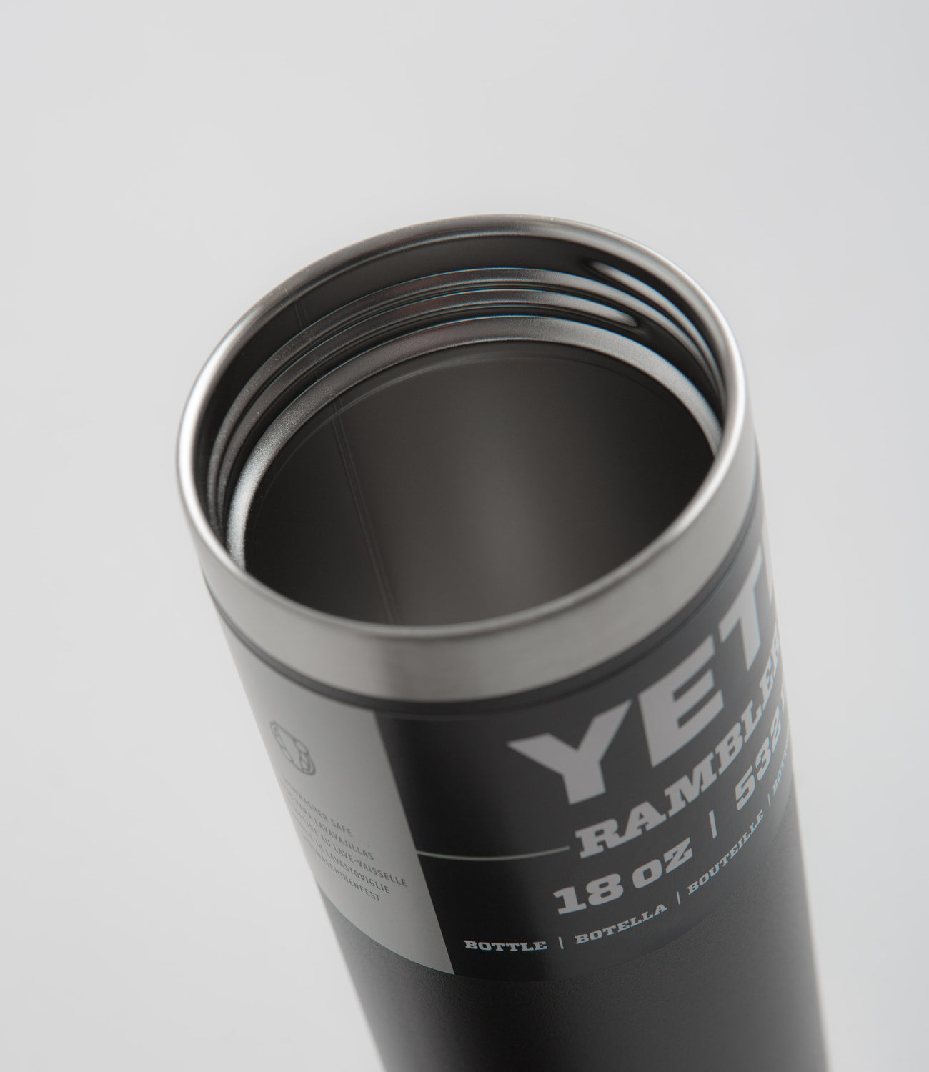 Yeti Chug Cap Rambler Bottle 18oz - Black | Flatspot Yeti Chug Cap Rambler Bottle 18oz - Black | Flatspot