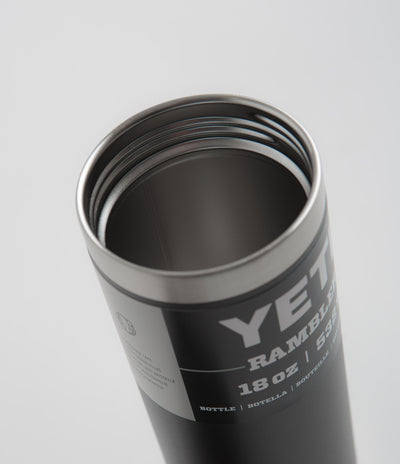 Yeti Chug Cap Rambler Bottle 18oz in Black