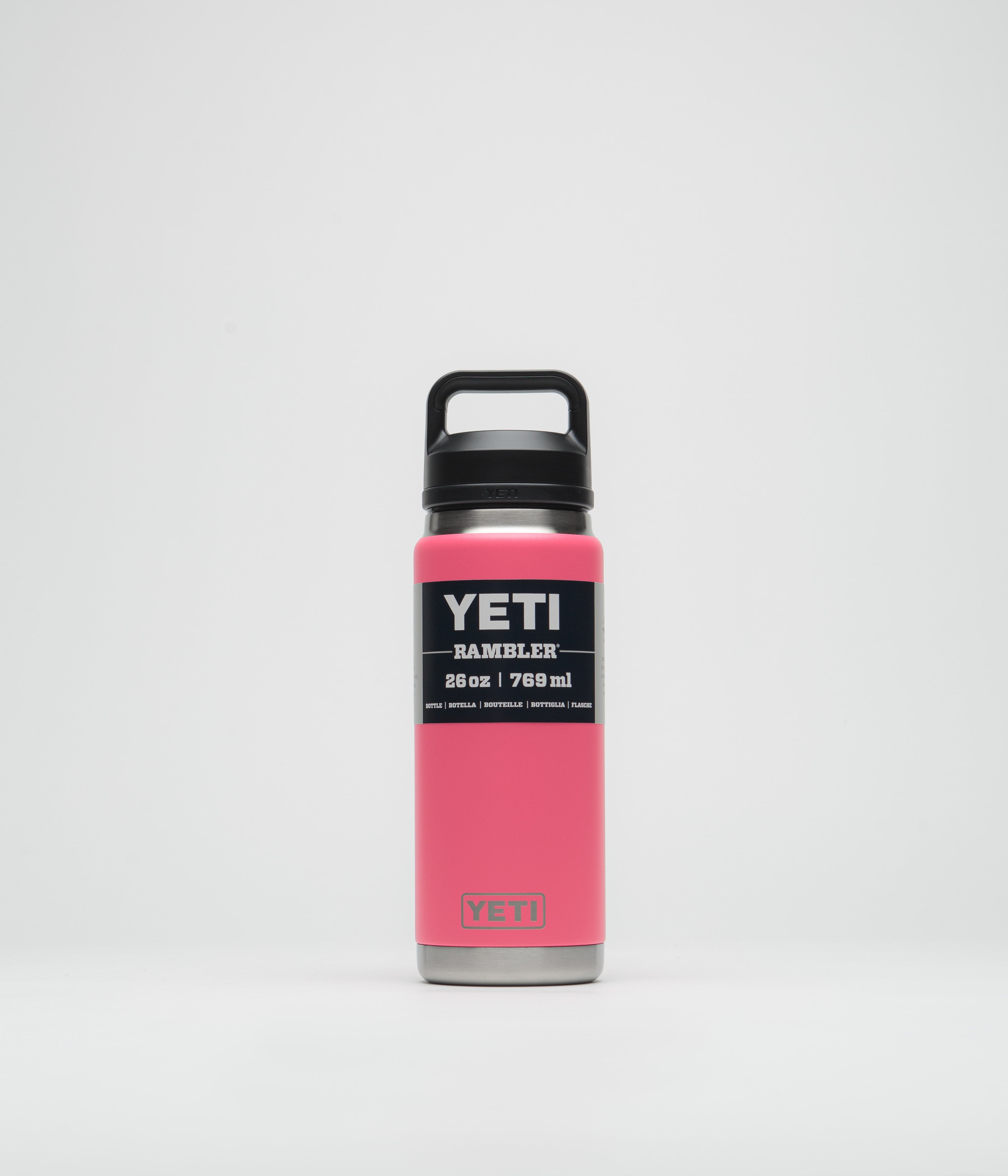 Yeti Chug Cap Rambler Bottle 26oz in Tropical Pink