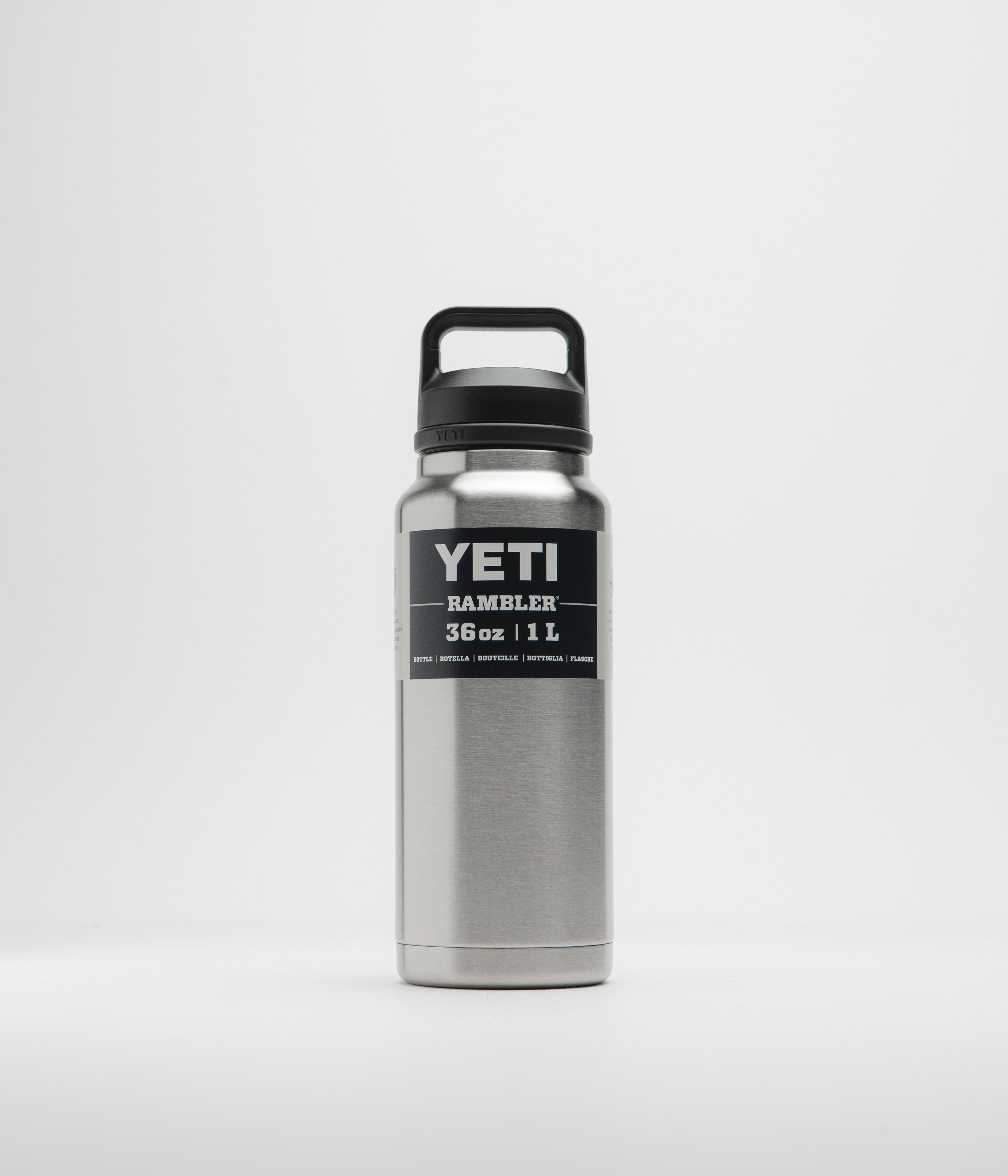 Yeti Chug Cap Rambler Bottle 36oz in Stainless Steel