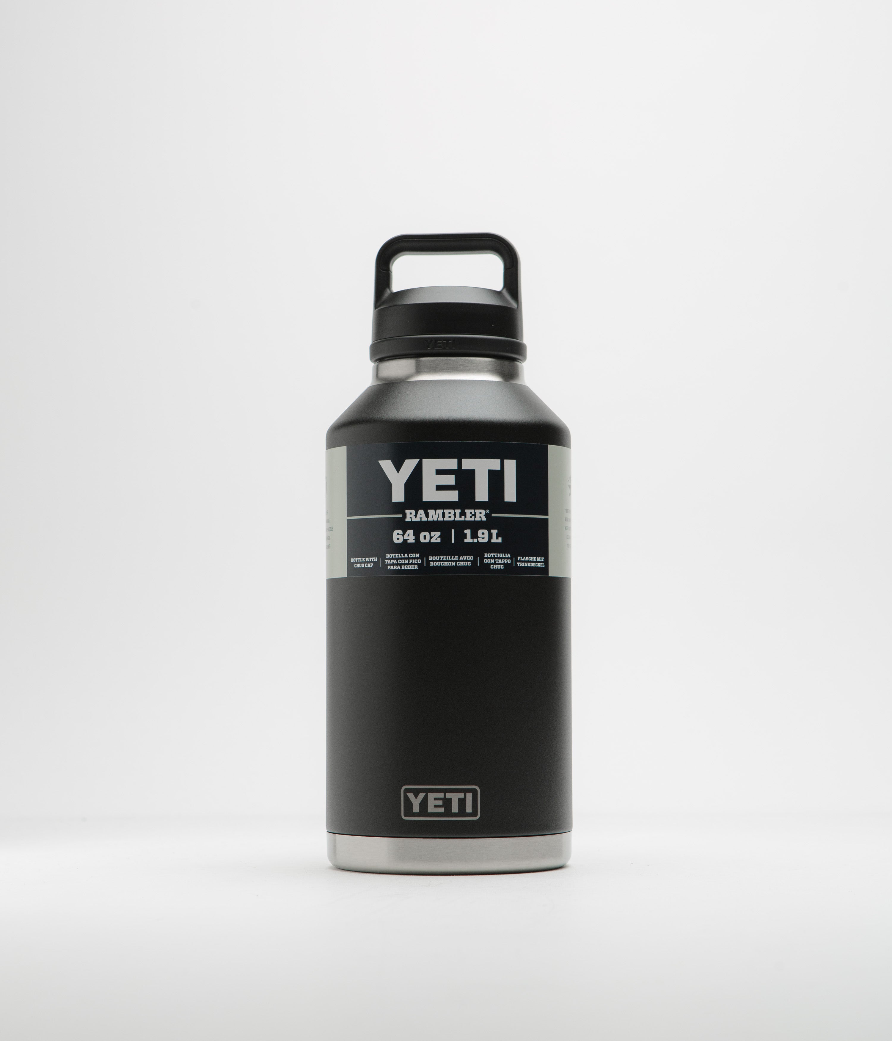Yeti Chug Cap Rambler Bottle 64oz in Black