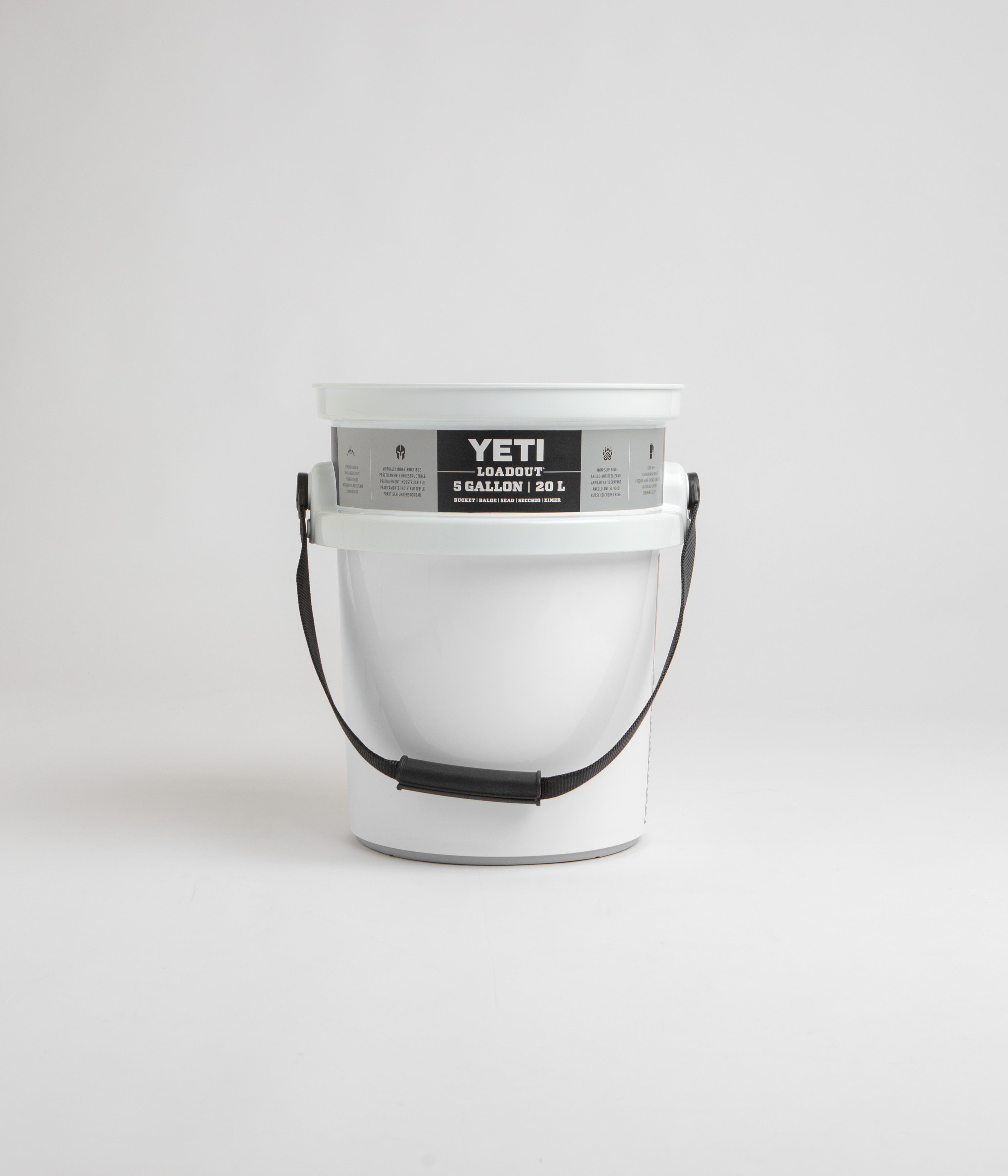 Yeti LoadOut Bucket in White