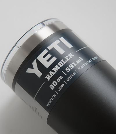 Yeti Rambler Tumbler V2 20oz in Black