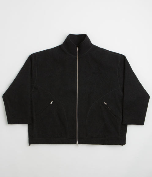 YMC Aaron Zip Fleece Jacket - Black