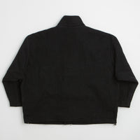 YMC Aaron Zip Fleece Jacket - Black thumbnail