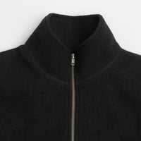 YMC Aaron Zip Fleece Jacket - Black thumbnail