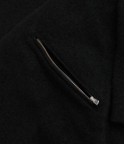 YMC Aaron Zip Fleece Jacket - Black