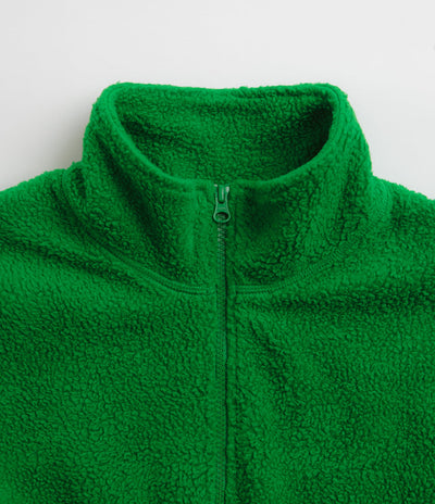 YMC Aaron Zip Fleece Jacket - Green