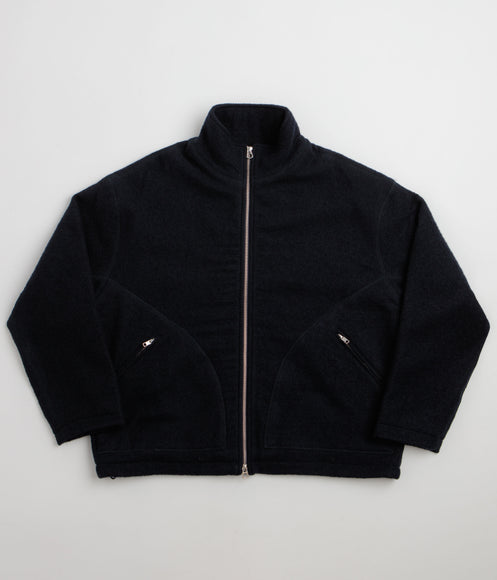 YMC Aaron Zip Fleece Jacket - Navy